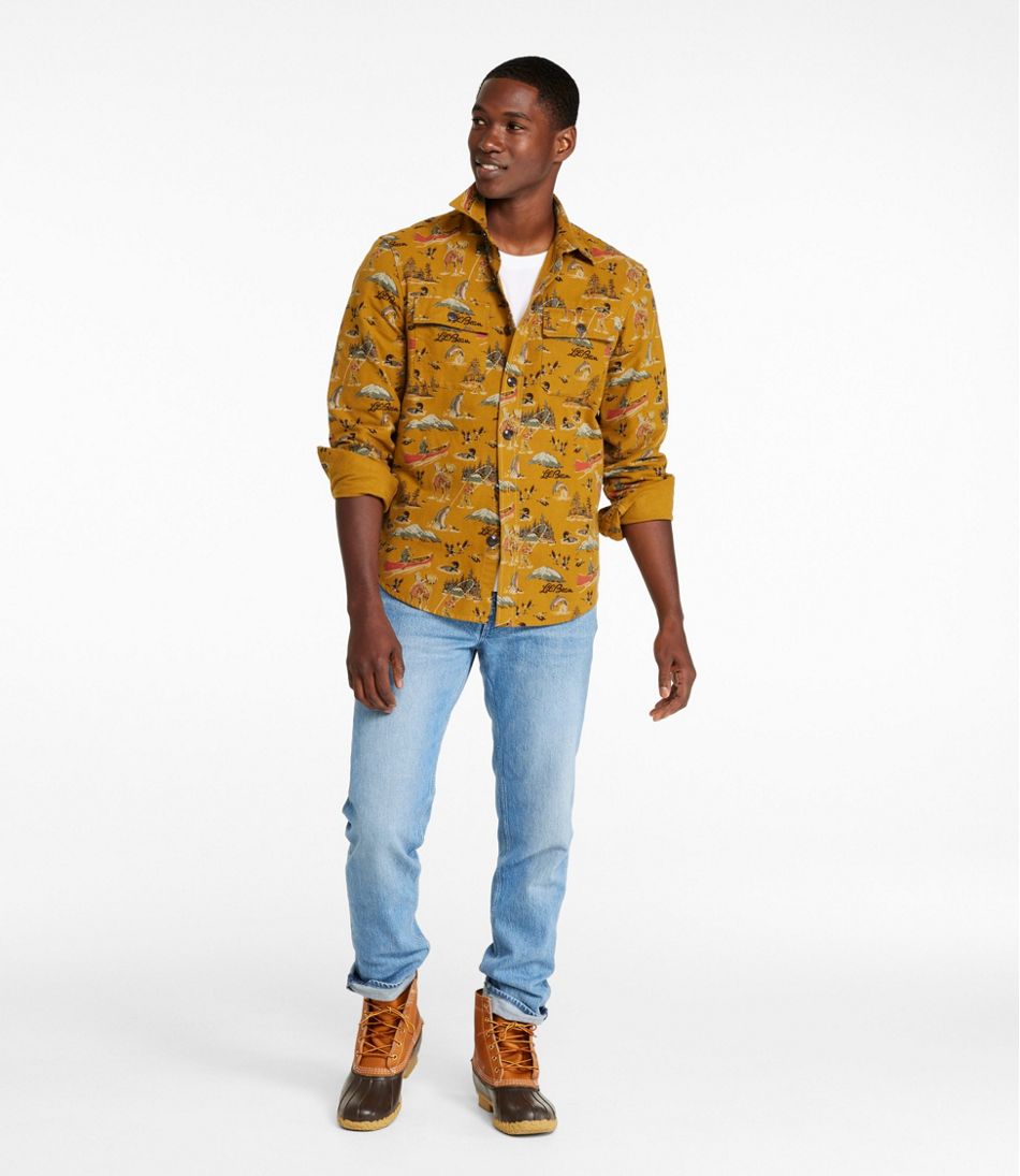 Men's Signature 1933 Chamois Cloth Shirt, Slim Fit, Pattern - Image 2