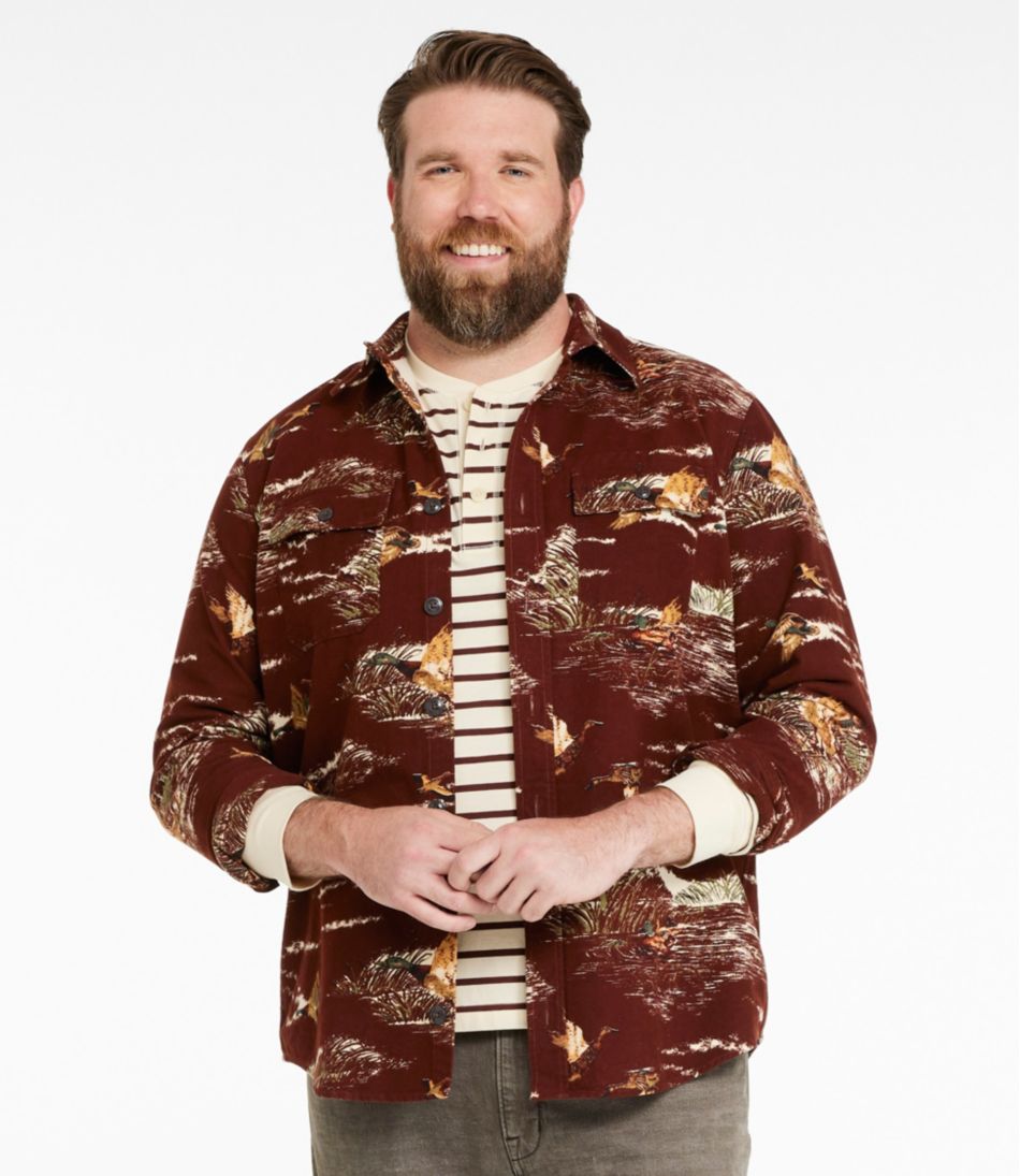 Men's Signature 1933 Chamois Cloth Shirt, Slim Fit, Pattern - Image 4