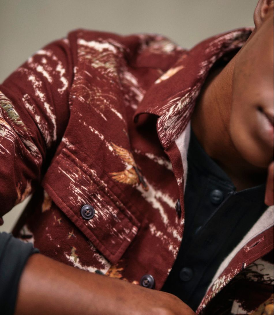 Men's Signature 1933 Chamois Cloth Shirt, Slim Fit, Pattern - Image 9