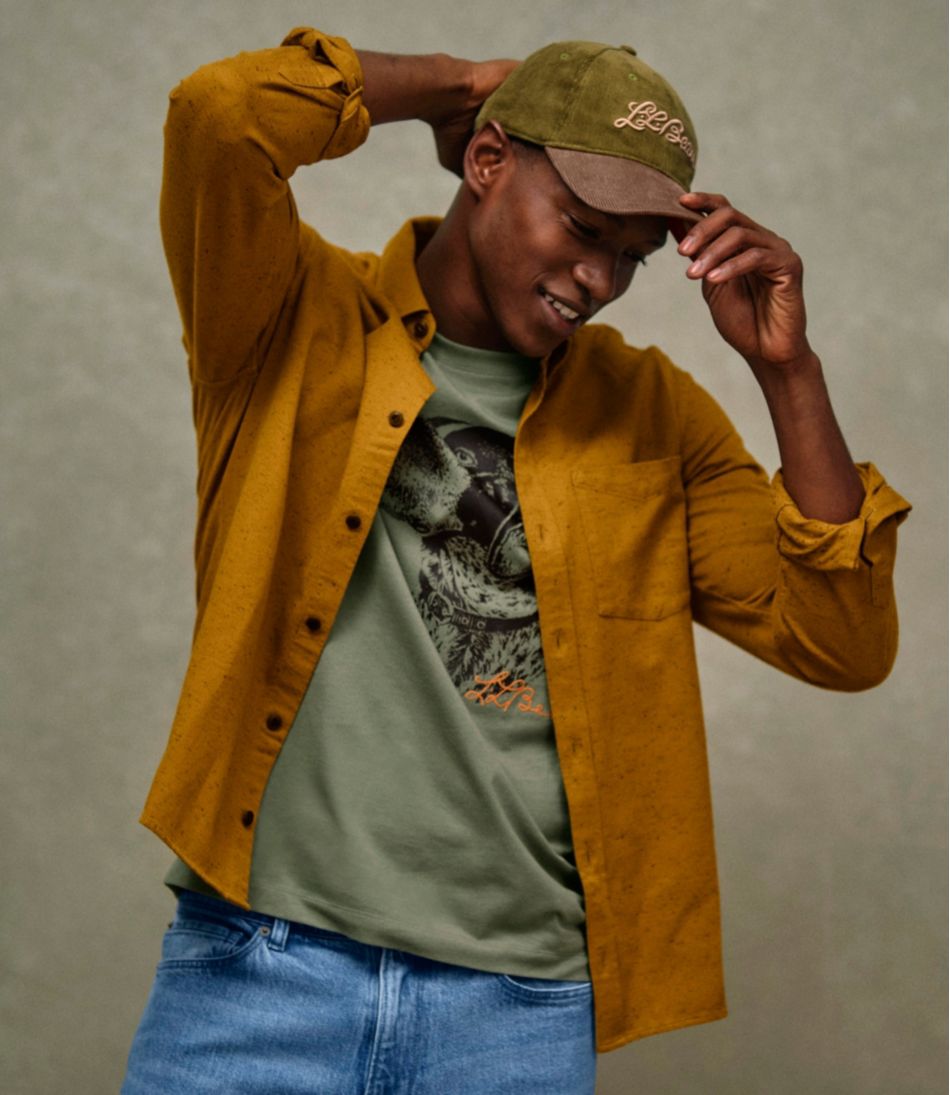 Men's Signature Donegal Woven Shirt, Long-Sleeve - Image 10