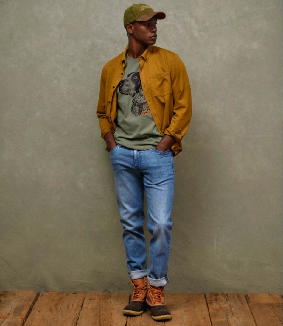 Men's Signature Donegal Woven Shirt, Long-Sleeve - Image 9