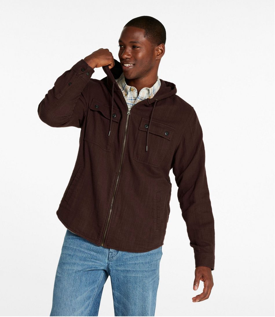 Men's 1912 Field Flannel Shirt, Hooded, Slightly Fitted Untucked Fit - Image 2