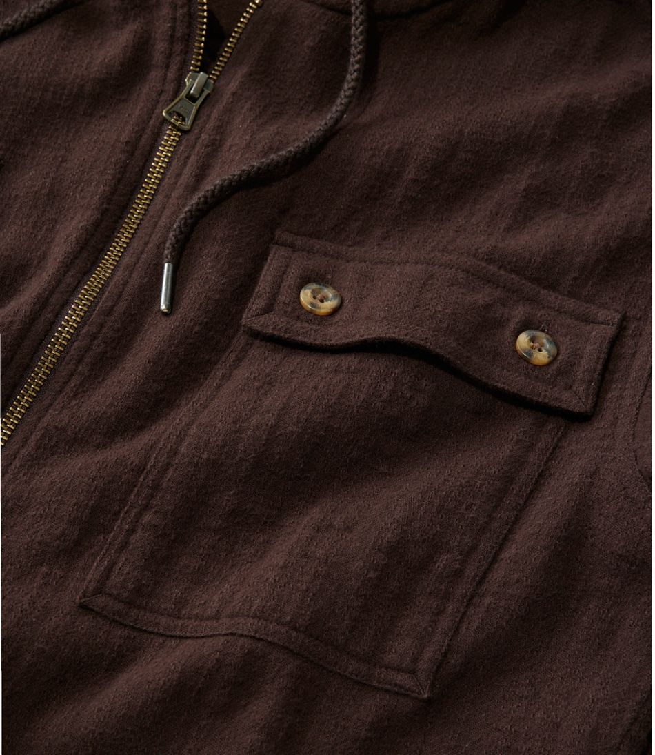 Men's 1912 Field Flannel Shirt, Hooded, Slightly Fitted Untucked Fit - Image 4