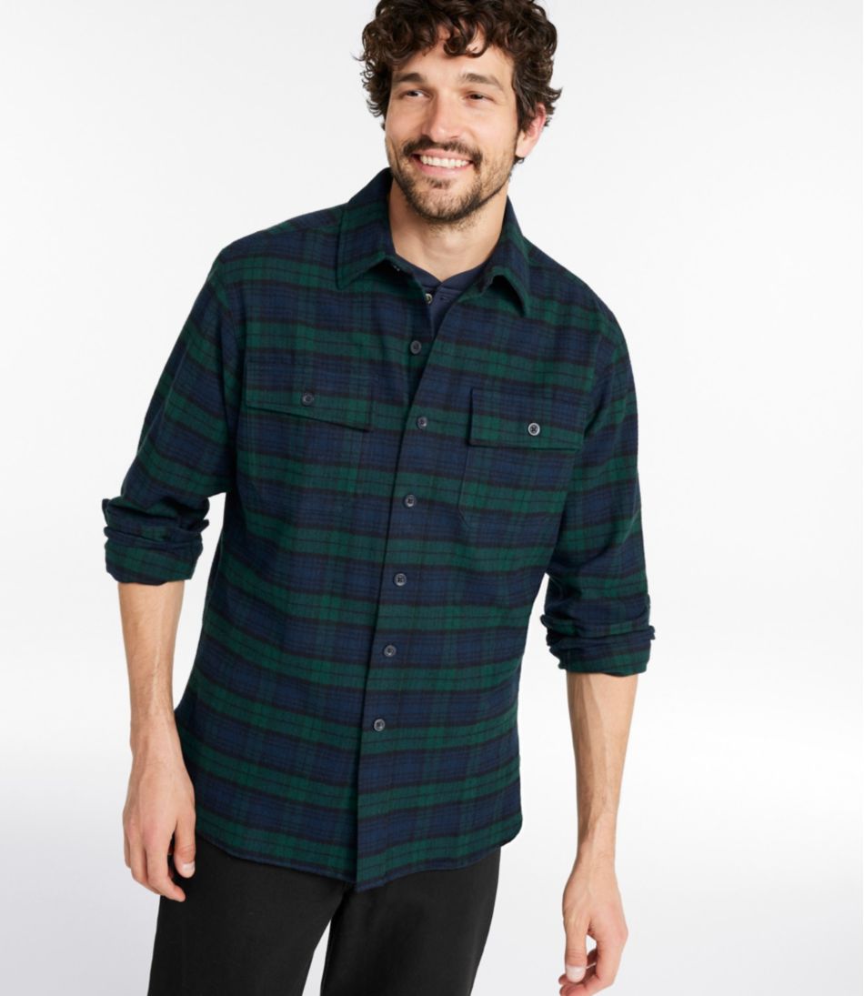 Men's Chamois Shirt, Slightly Fitted, Plaid - Image 2