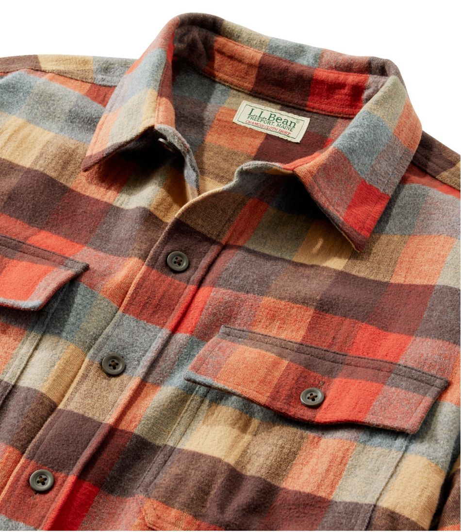 Men's Chamois Shirt, Slightly Fitted, Plaid - Image 6