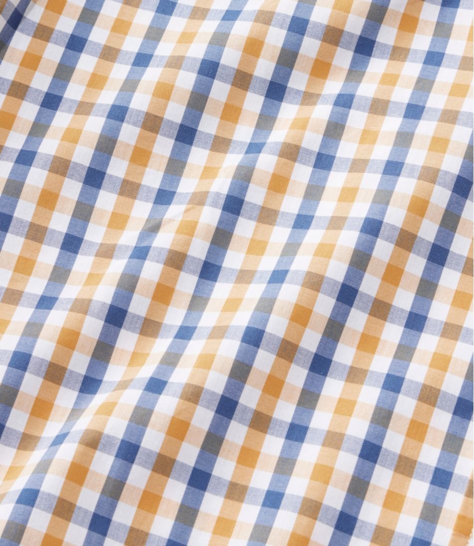 Men's Comfort Stretch Performance? Shirt, Short-Sleeve, Slightly Fitted Untucked Fit, Plaid - Image 7