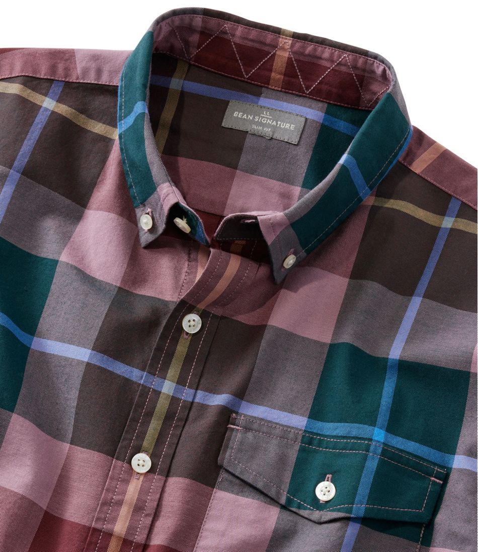 Men's Signature Premium Pima Cotton Oxford Shirt, Long-Sleeve - Image 6