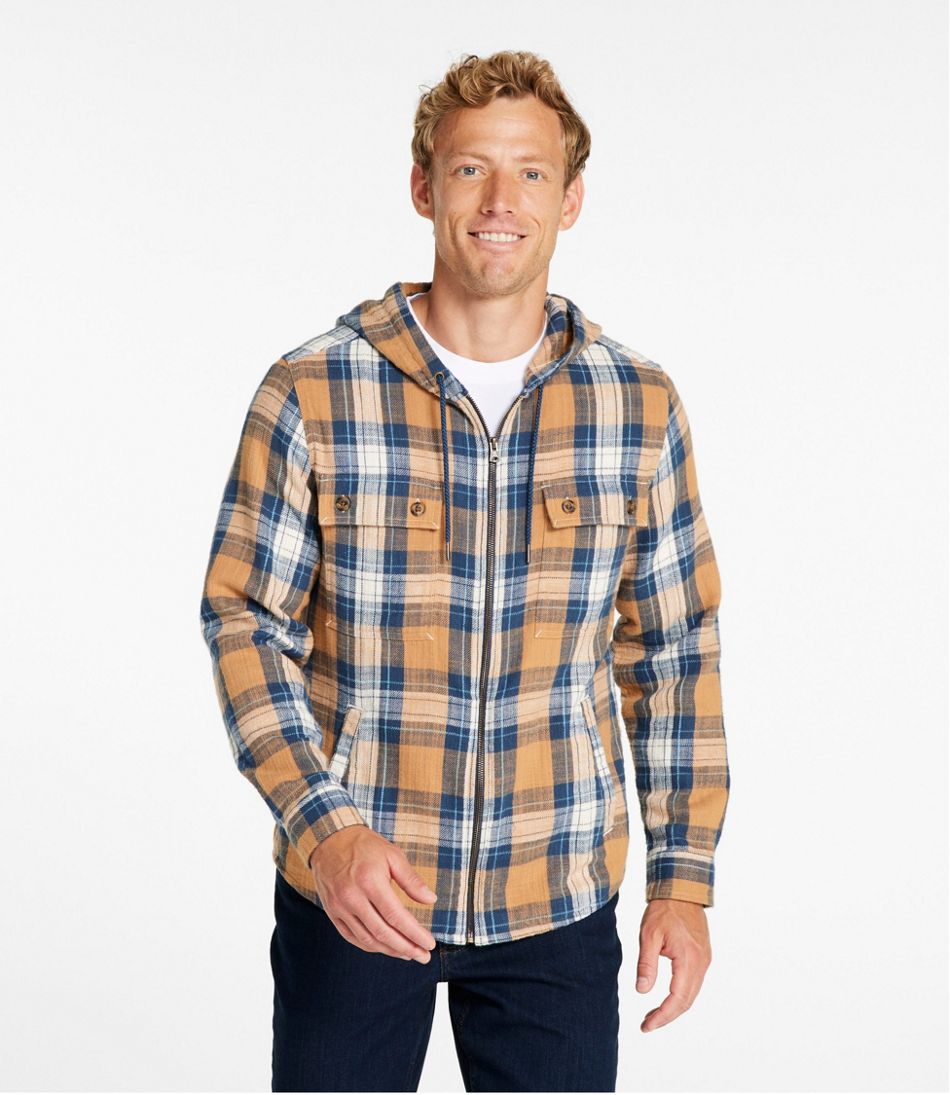 Men's 1912 Field Flannel Shirt, Hooded, Slightly Fitted Untucked Fit, Plaid - Image 2