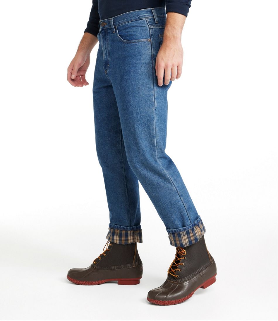 Men's Double L? Jeans, Classic Fit, Flannel-Lined - Image 4