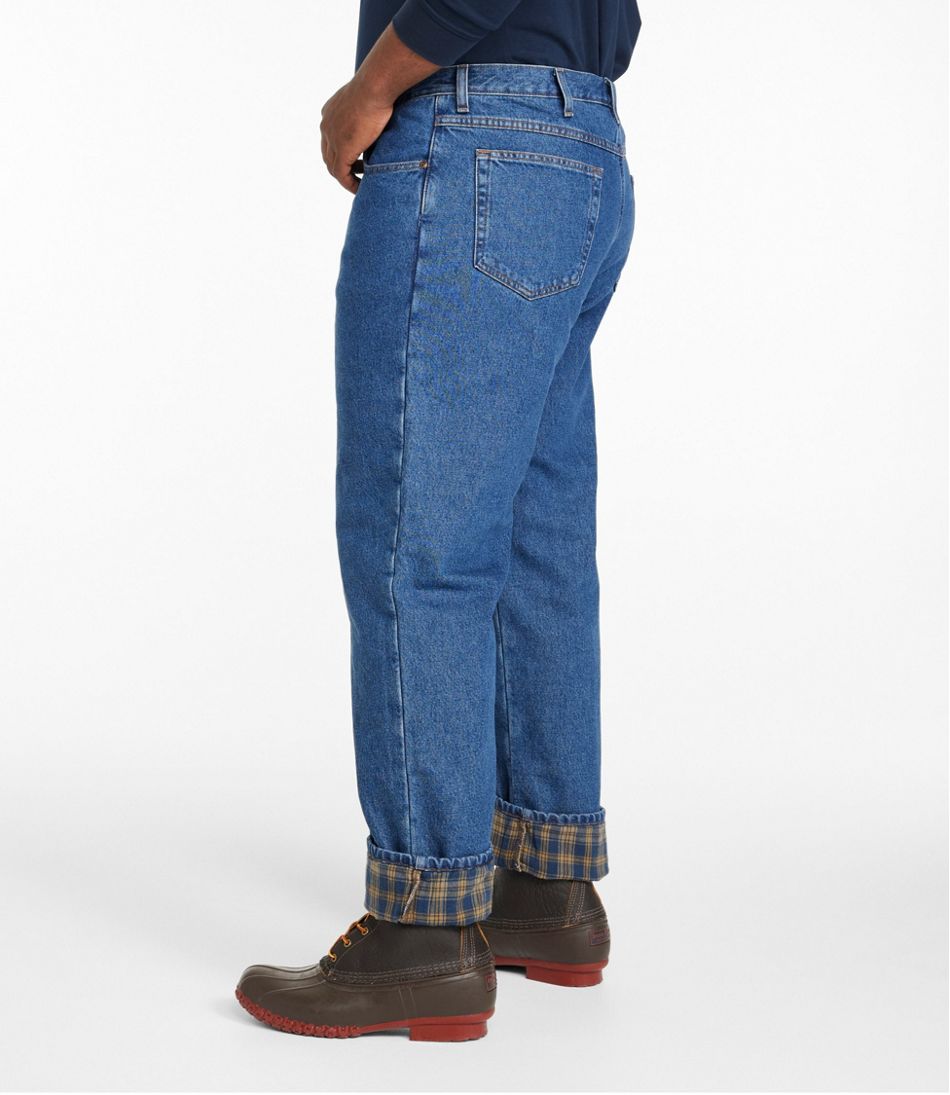 Men's Double L? Jeans, Classic Fit, Flannel-Lined - Image 7