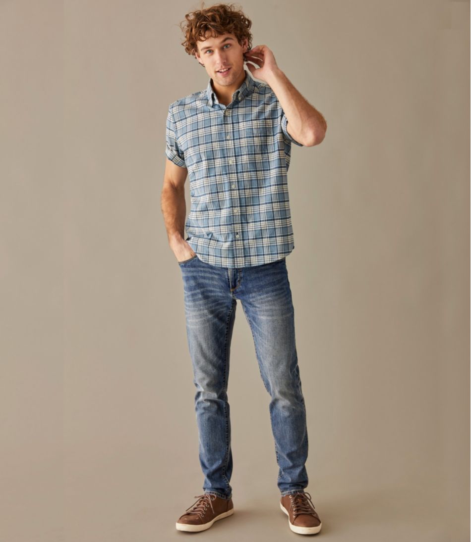 Men's Signature Five-Pocket Jeans with Stretch, Slim Straight - Image 5