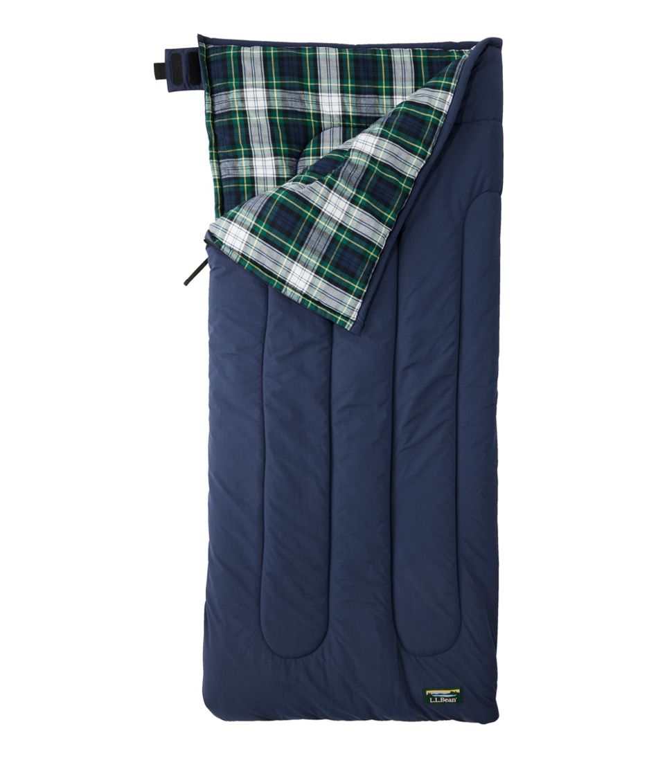Kids' L.L.Bean Flannel Lined Camp Sleeping Bag, 40??