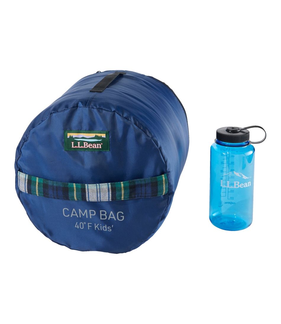Kids' L.L.Bean Flannel Lined Camp Sleeping Bag, 40?? - Image 2