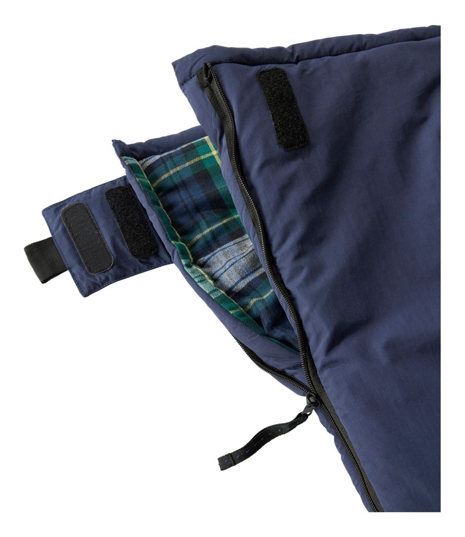 Kids' L.L.Bean Flannel Lined Camp Sleeping Bag, 40?? - Image 5