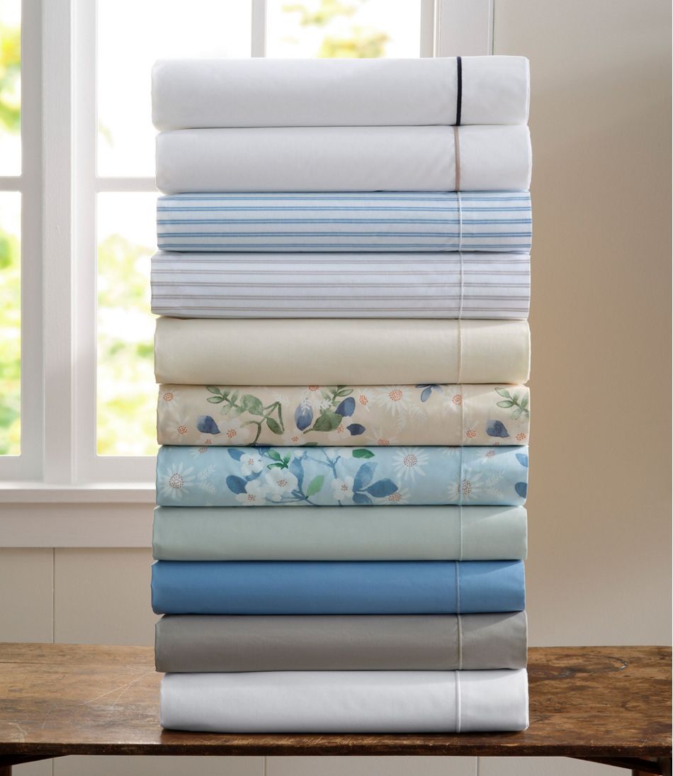 Premium Egyptian Percale Sheet Collection, Stripe - Image 6