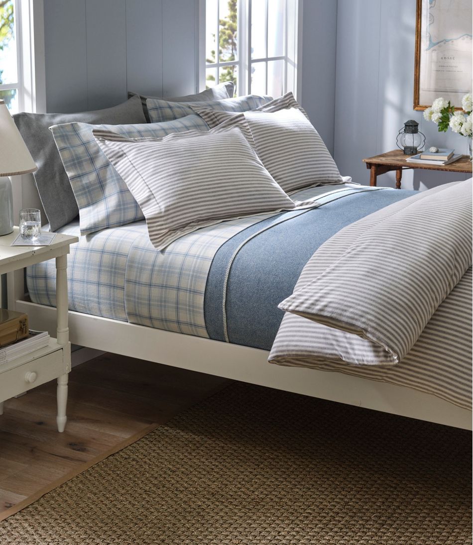 Ultrasoft Comfort Flannel Comforter Cover Collection, Stripe - Image 8