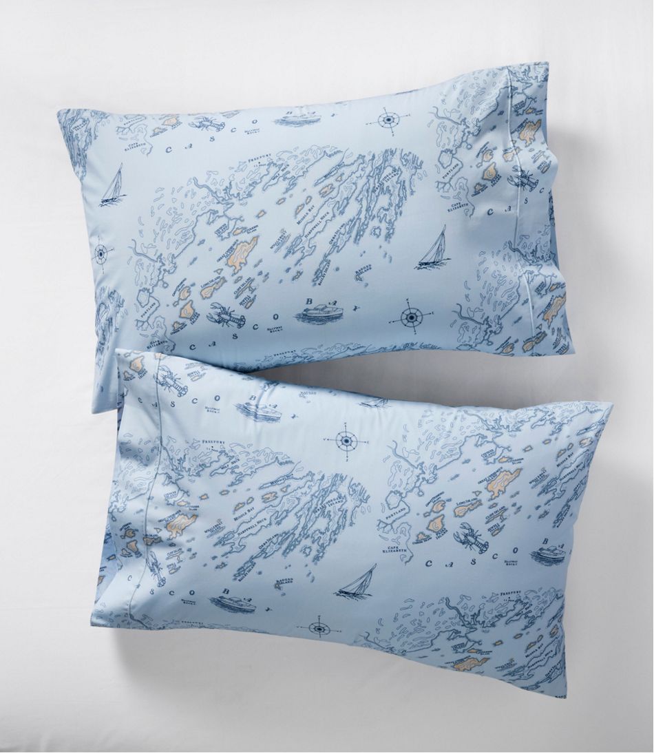 Nautical Map Percale Sheet Collection - Image 3
