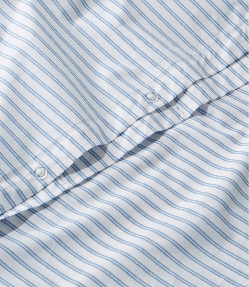 Premium Egyptian Percale Comforter Cover Collection, Stripe - Image 6
