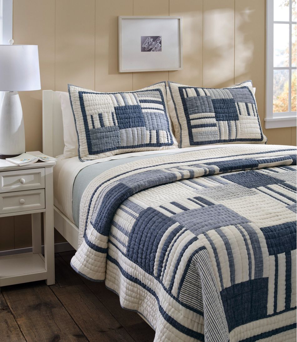 Striped Patchwork Quilt Collection - Image 2