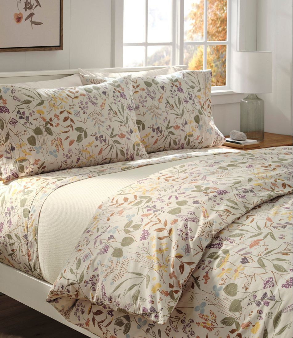 Birch Floral Percale Comforter Cover Collection - Image 2