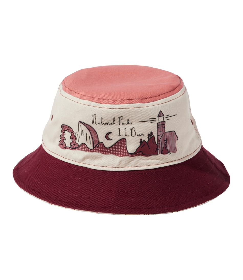 Kids' Bean's Reversible Cotton Bucket Hat - Image 2
