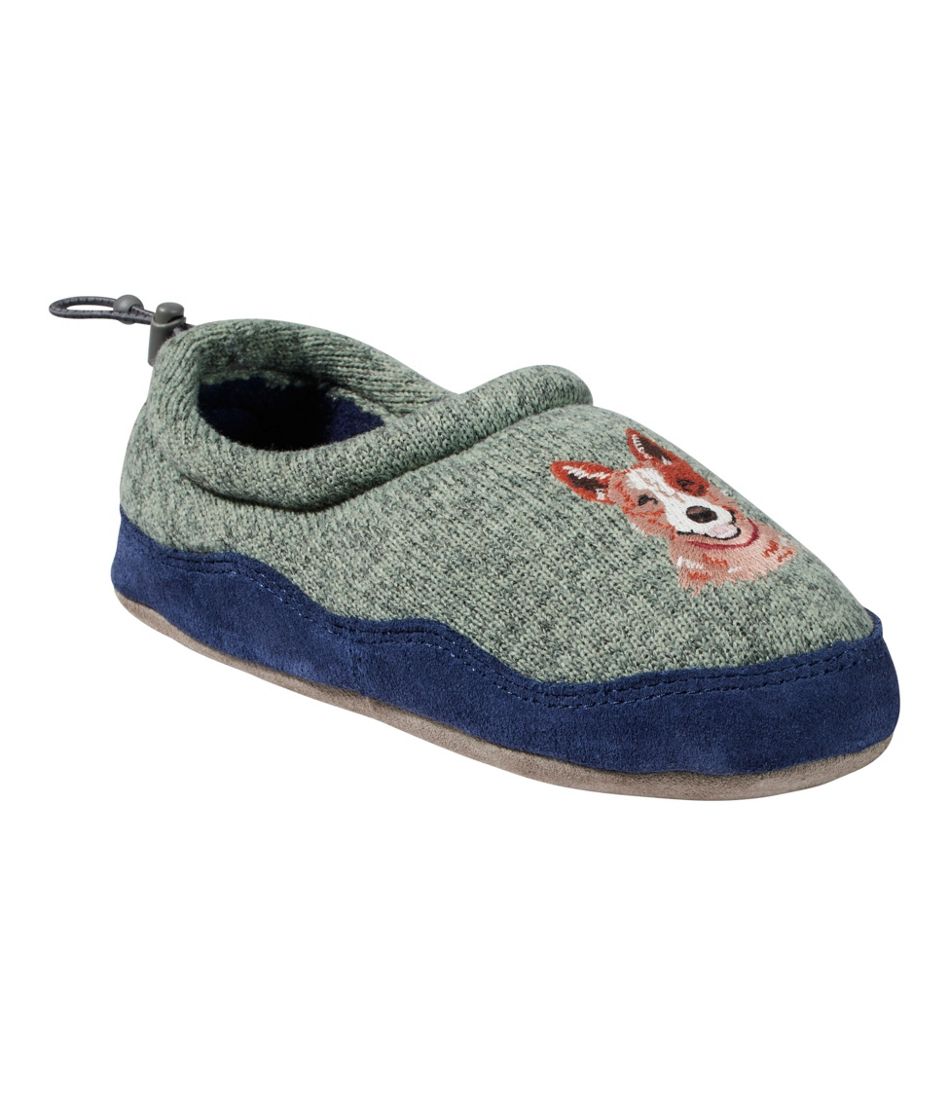 Kids' Sweater Fleece Slippers, Motif - Image 6