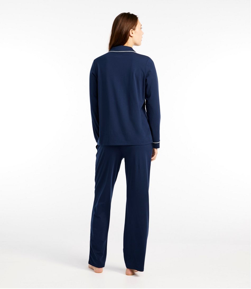Women's Super-Soft Shrink-Free Pajama Set, Button-Front - Image 3