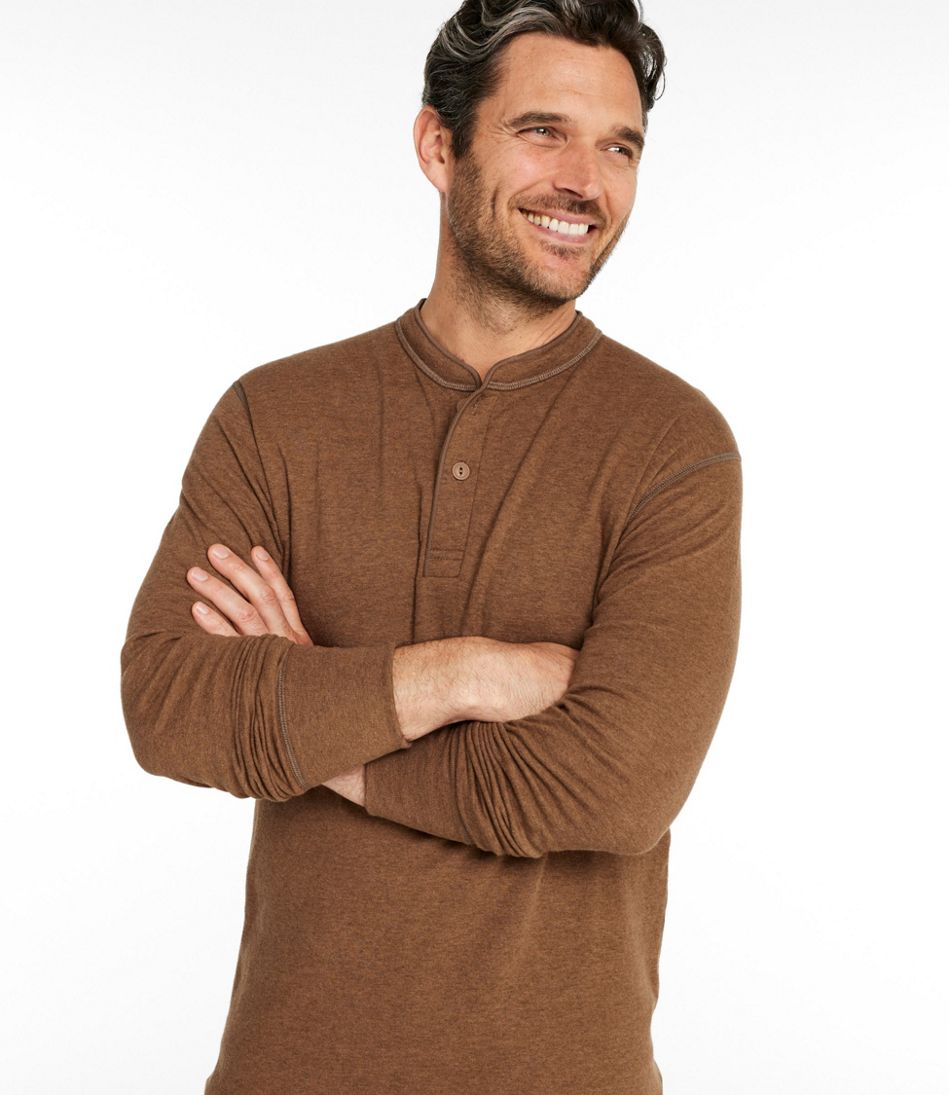 Men's Two-Layer River Driver's Shirt?, Traditional Fit Henley - Image 2