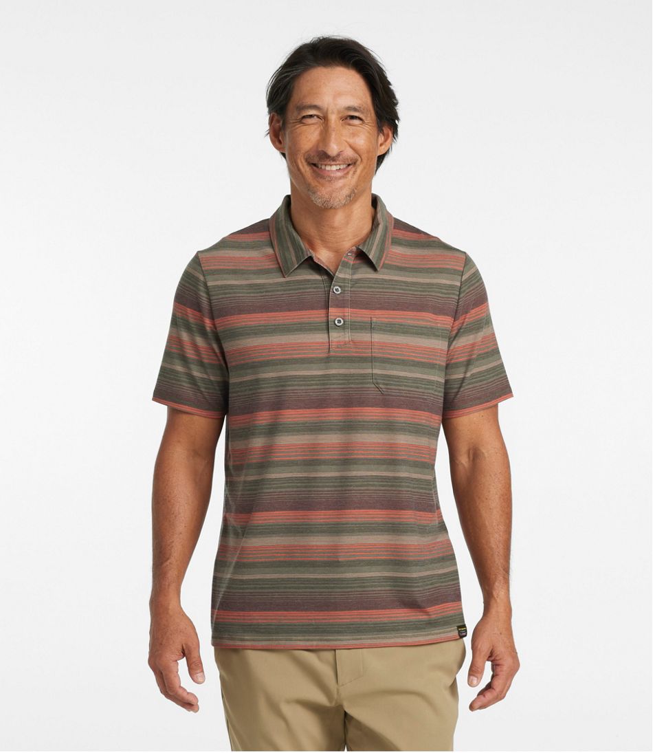 Men's Everyday SunSmart? Polo 2.0, Short-Sleeve Stripe - Image 2