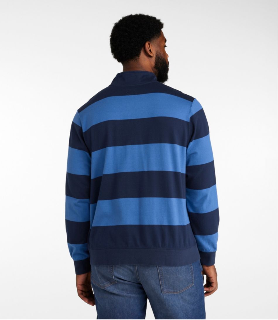 Men's Bean's Vintage Soft Rugby, Mockneck, Stripe - Image 5