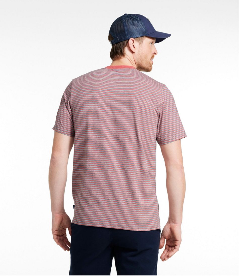 Men's Comfort Stretch Performance? Pima Pocket Tee, Short-Sleeve, Stripe - Image 3