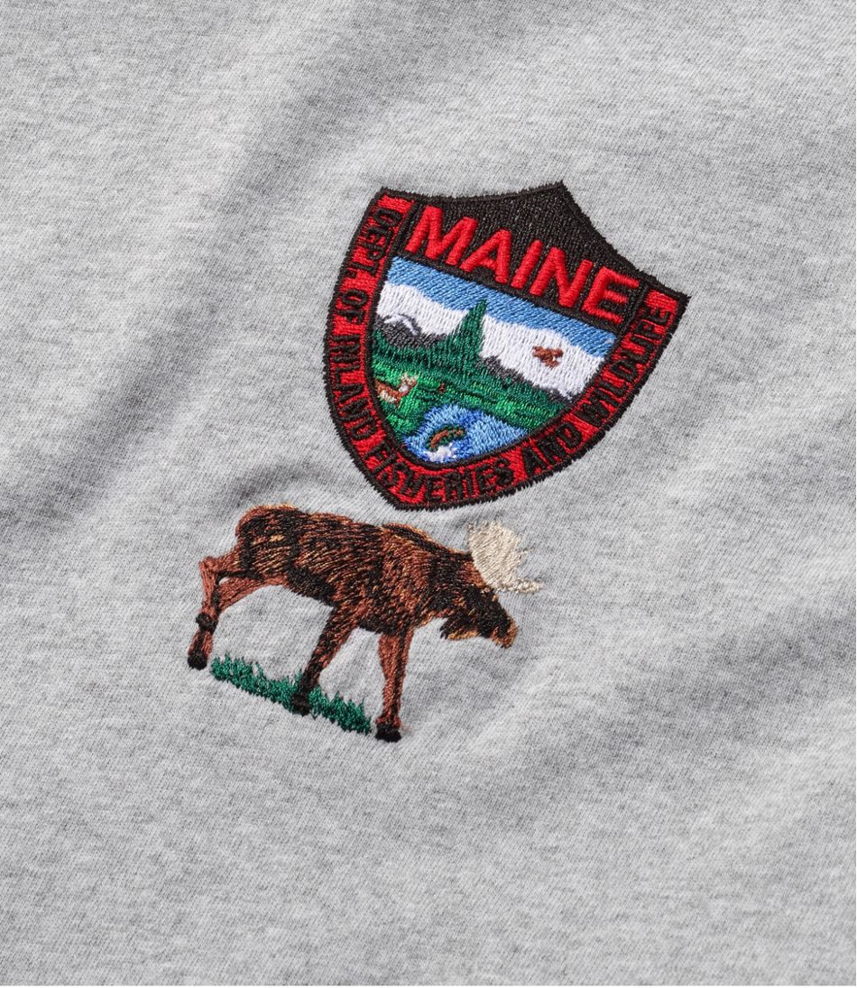 Men's Maine Inland Fisheries and Wildlife Tee, Moose - Image 4