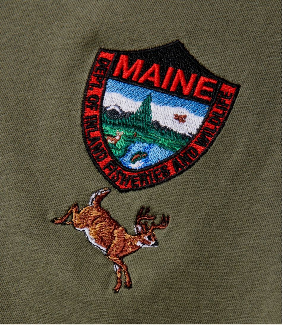 Men's MIF&W Tee, Long-Sleeve White-Tailed Deer - Image 4