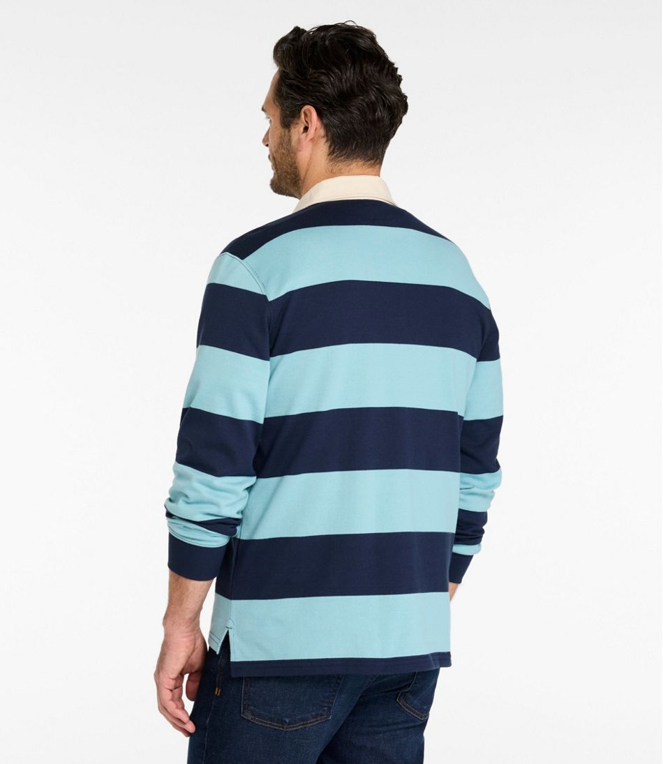 Men's Bean's Vintage Soft Rugby, Stripe Embroidered - Image 3