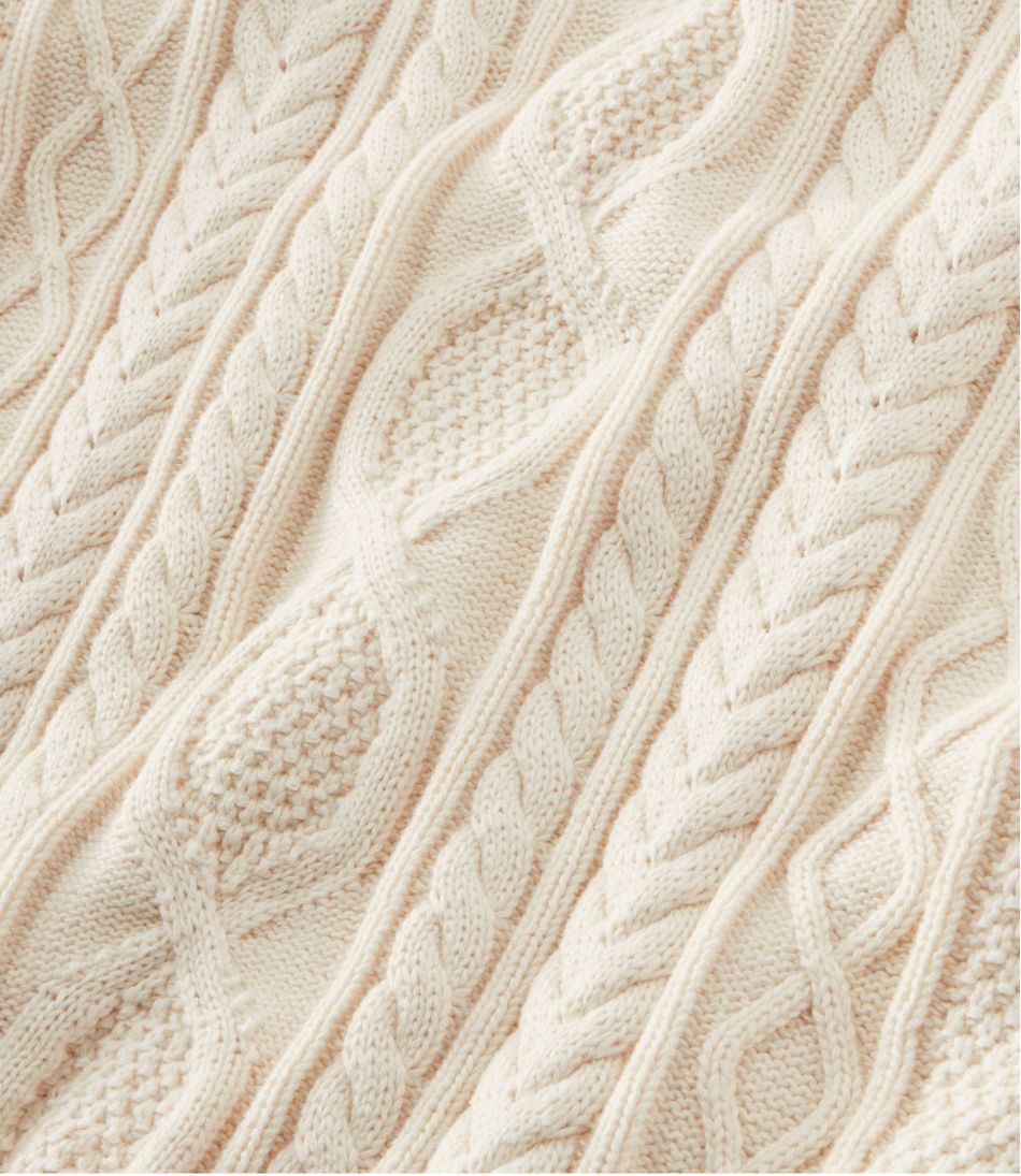 Men's Bean's Heritage Soft Cotton Fisherman Sweater, Crewneck - Image 6