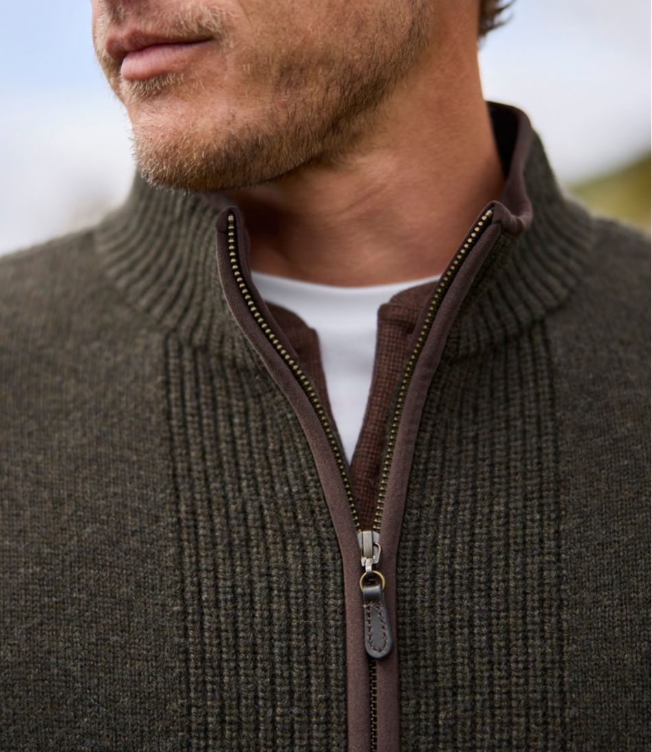 Men's Waterfowl Sweater, Full Zip - Image 9