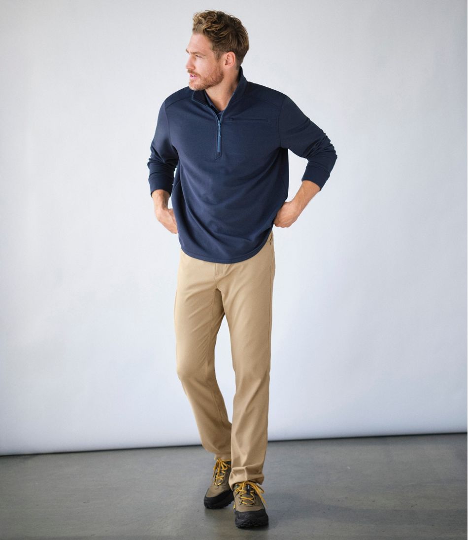 Men's VentureStretch Ottoman-Rib Pullover, Quarter-Zip - Image 10