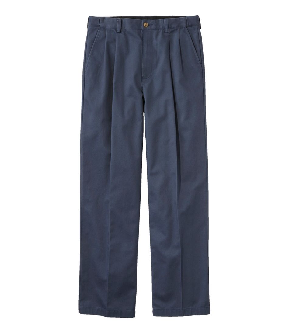 Men's Wrinkle-Free Double L? Chinos, Natural Fit, Hidden Comfort, Pleated