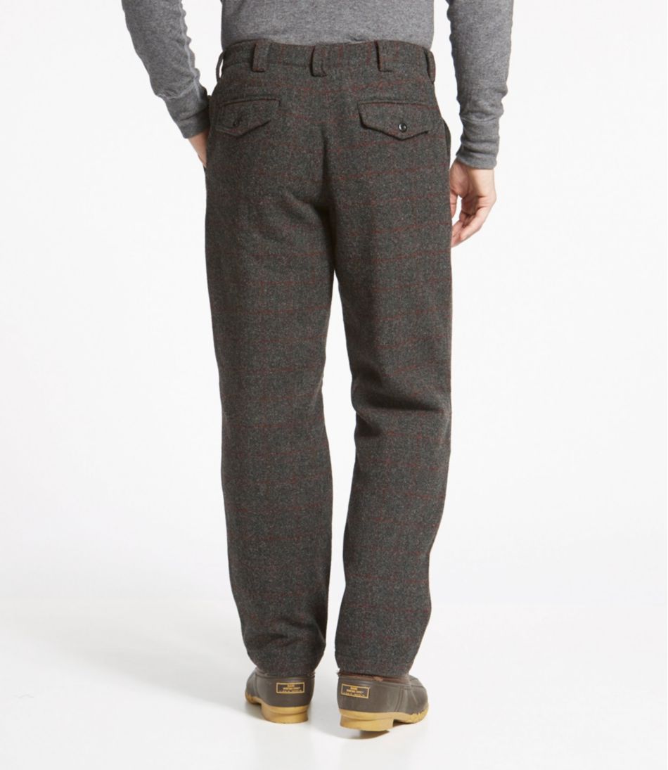 Men's Maine Guide Wool Pants with PrimaLoft, Plaid - Image 3