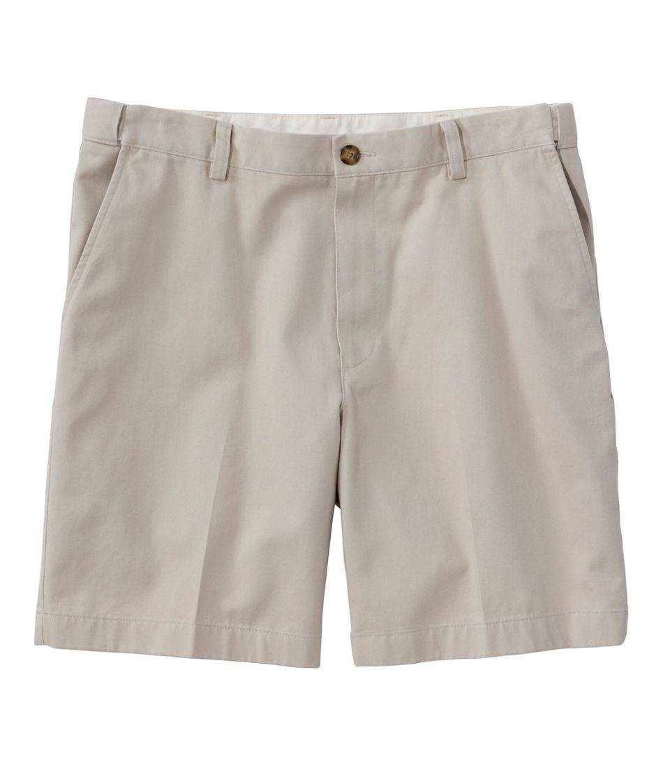 Men's Wrinkle-Free Double L? Chino Shorts, Natural Fit, Hidden Comfort Waist, 8"