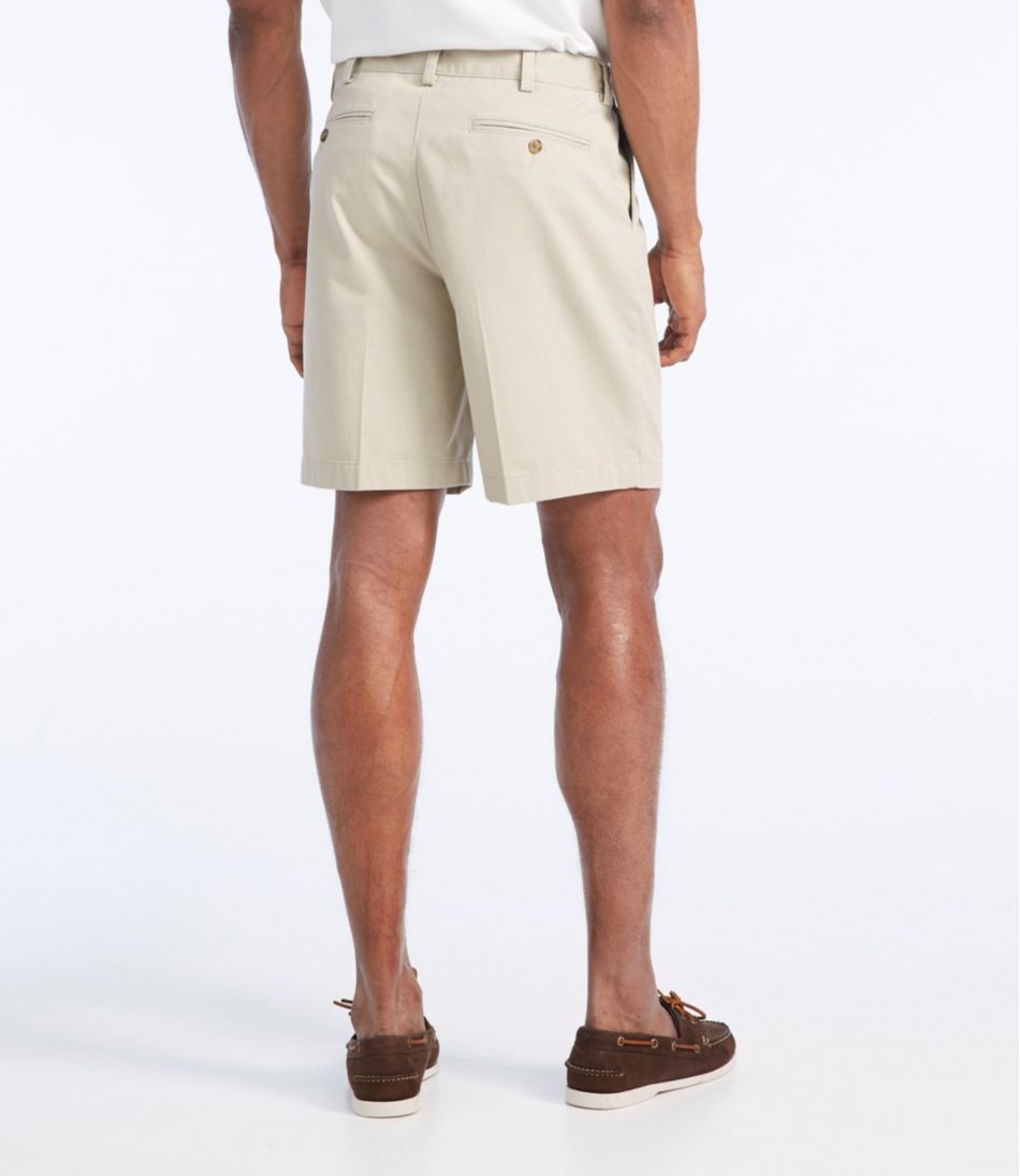 Men's Wrinkle-Free Double L? Chino Shorts, Natural Fit, Hidden Comfort Waist, 8" - Image 3