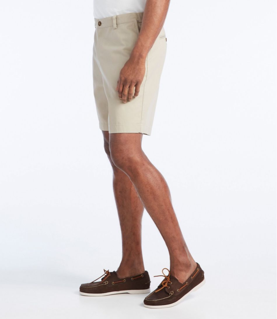 Men's Wrinkle-Free Double L? Chino Shorts, Natural Fit, Hidden Comfort Waist, 8" - Image 4
