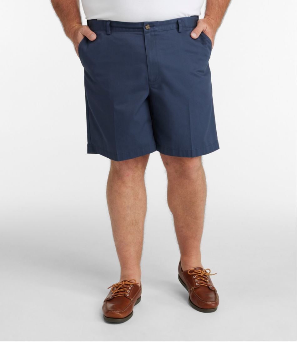 Men's Wrinkle-Free Double L? Chino Shorts, Natural Fit, Hidden Comfort Waist, 8" - Image 5