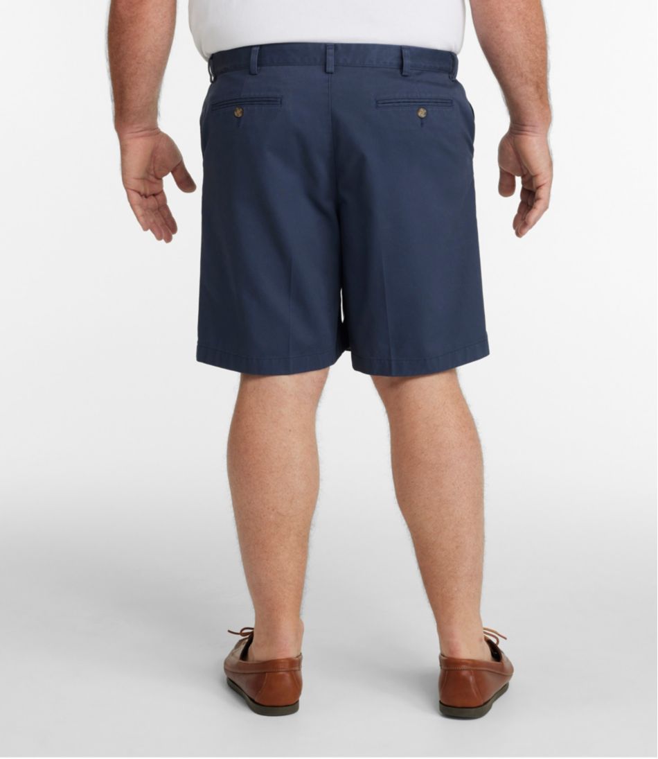 Men's Wrinkle-Free Double L? Chino Shorts, Natural Fit, Hidden Comfort Waist, 8" - Image 6
