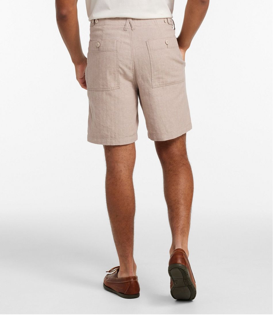 Men's Signature Herringbone Shorts, 8" - Image 3