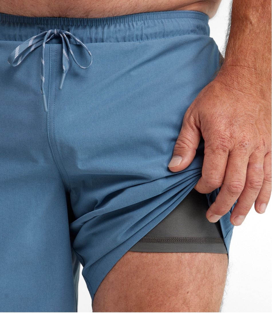 Men's Vacationland Stretch Swim Trunks, 8" - Image 6