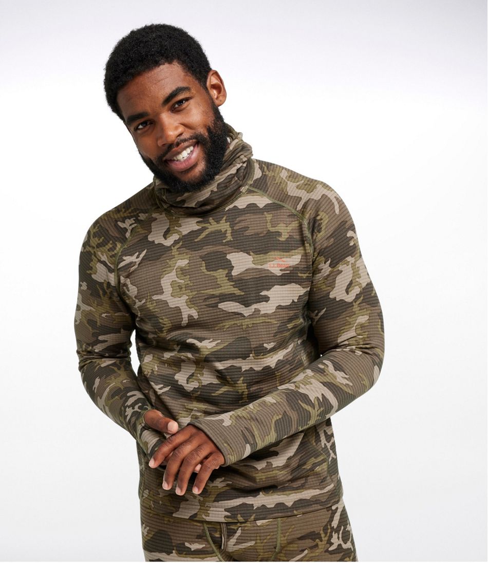 Men's L.L.Bean Heavyweight Base Layer Hoodie, Print - Image 4