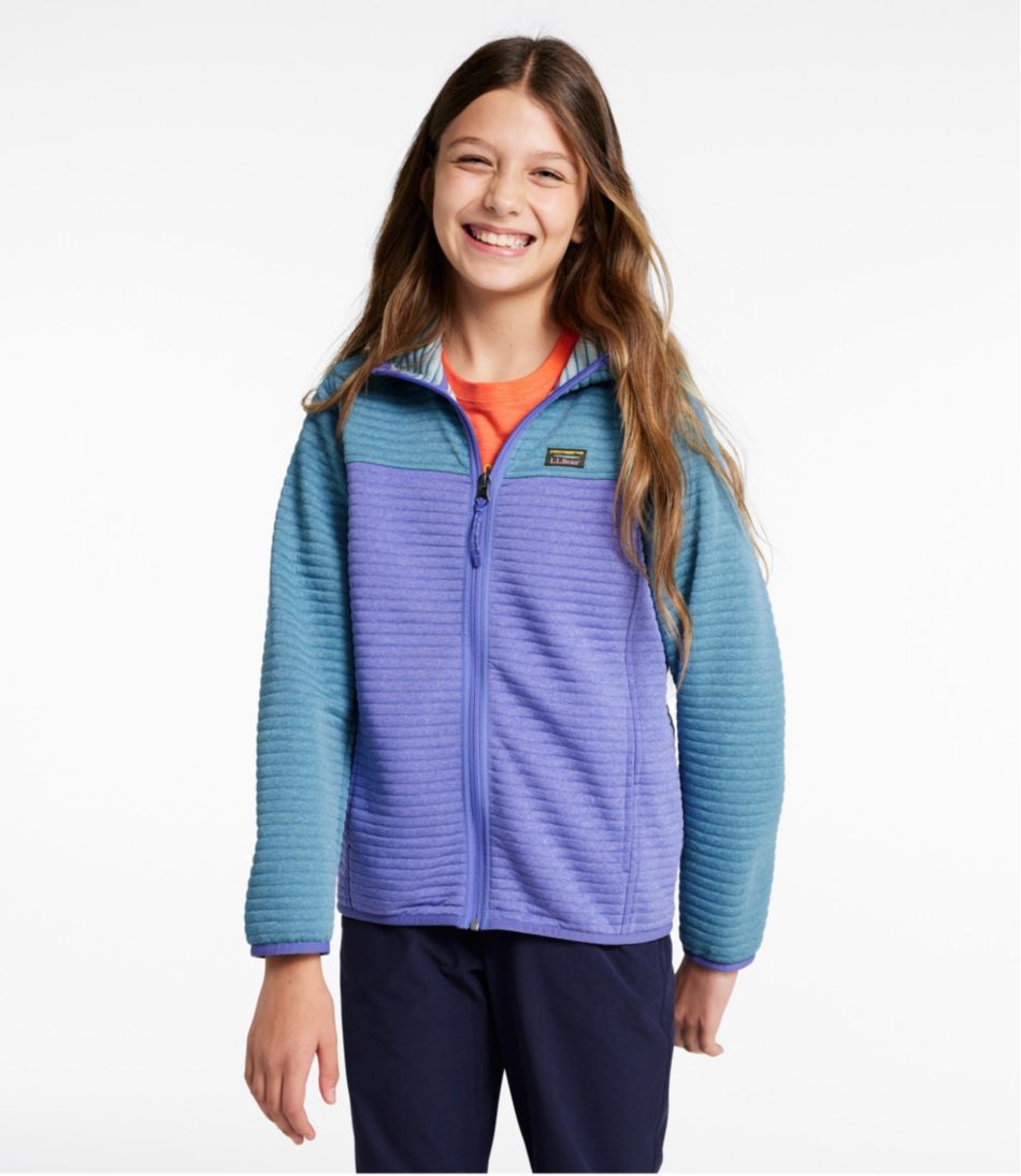 Kids' Airlight Full-Zip Hoodie, Colorblock - Image 3