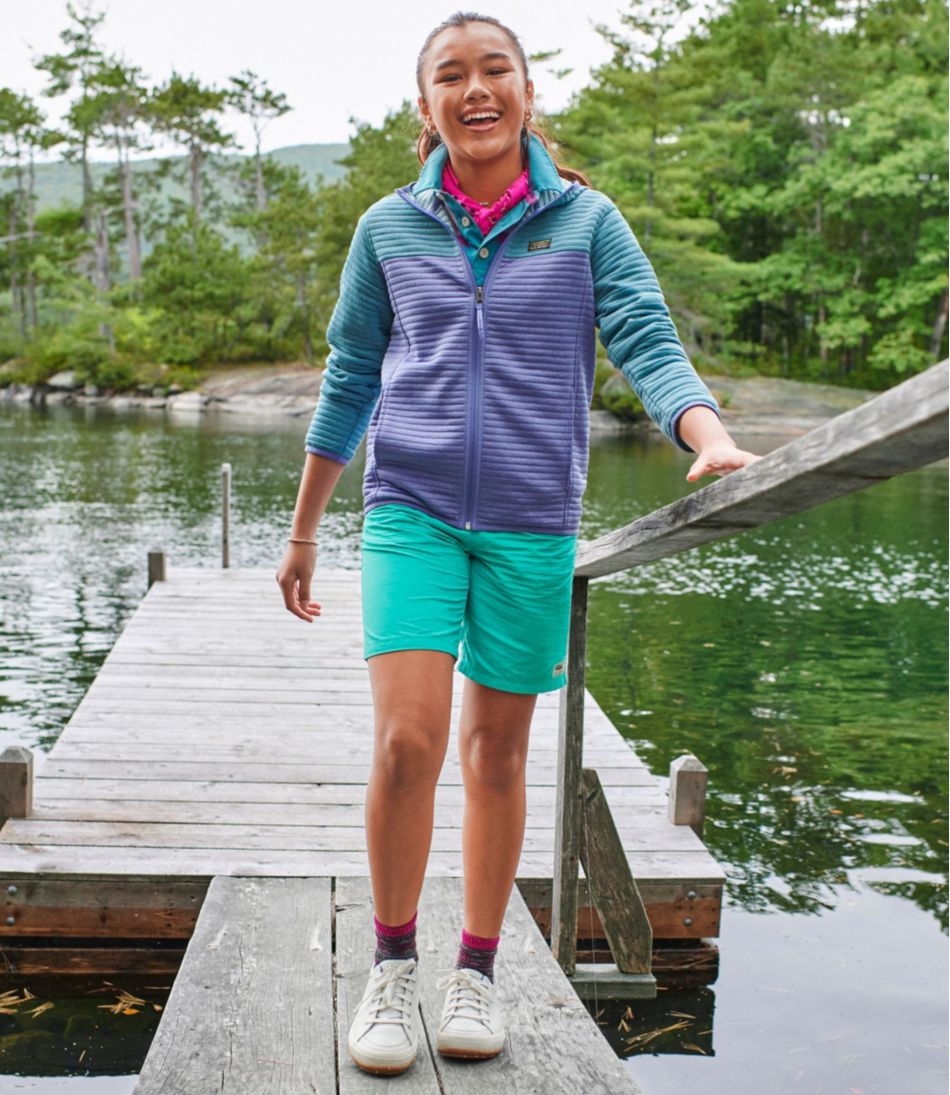 Kids' Airlight Full-Zip Hoodie, Colorblock - Image 6