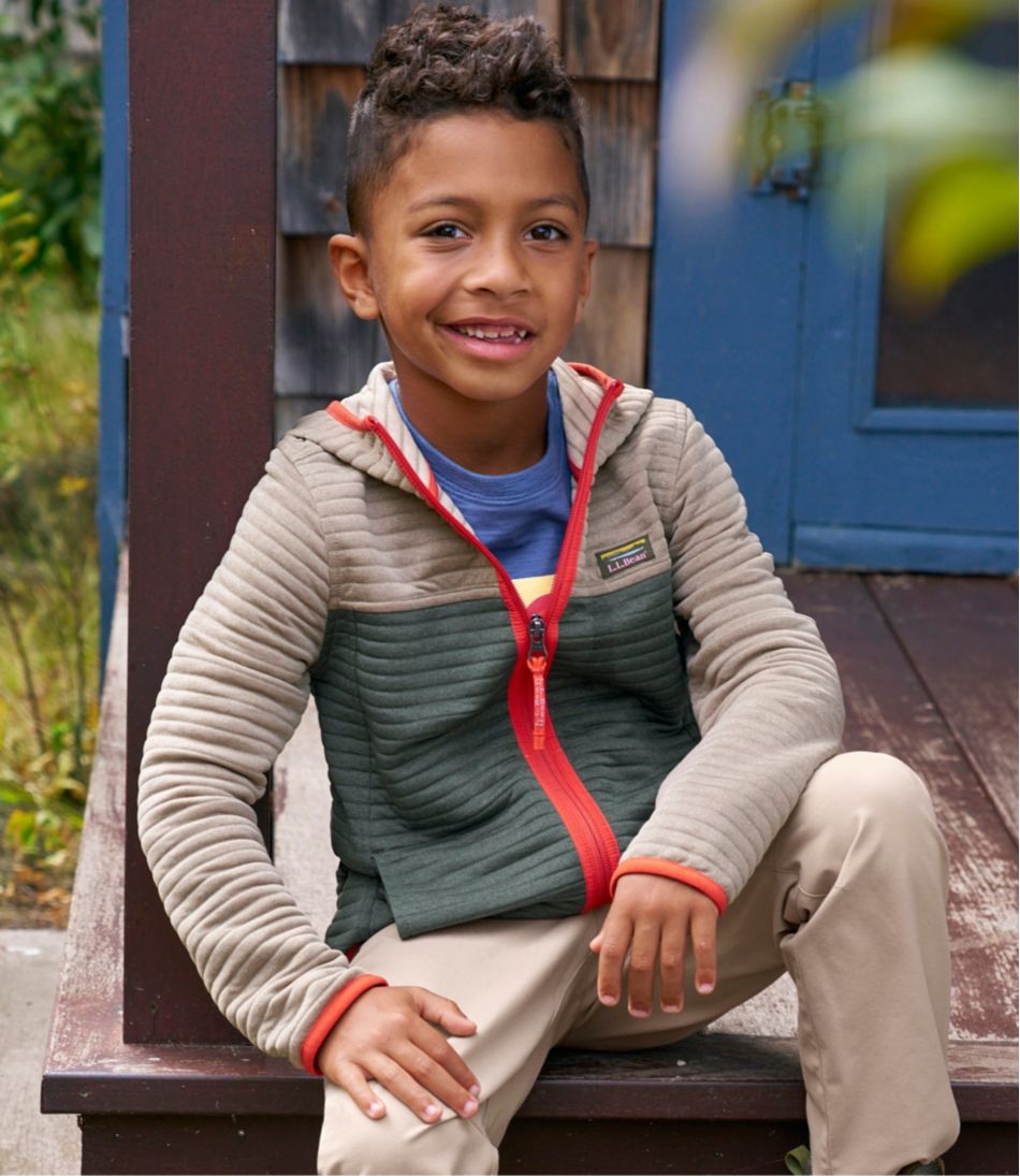 Kids' Airlight Full-Zip Hoodie, Colorblock - Image 7